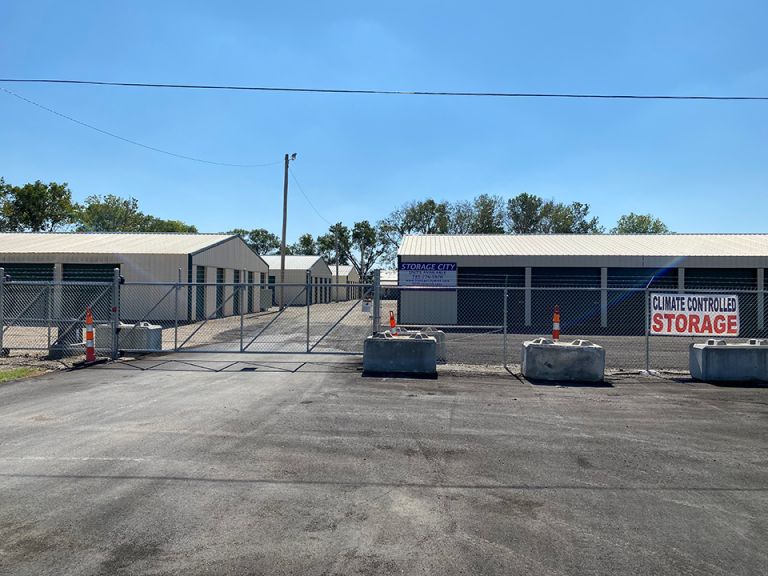 Fenced Storage units in Manhattan Kansas